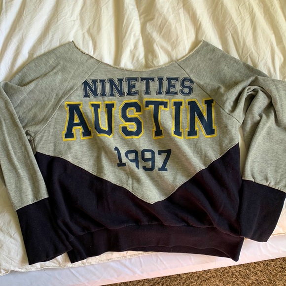 Austin Off The Shoulder Sweatshirt - Picture 1 of 4